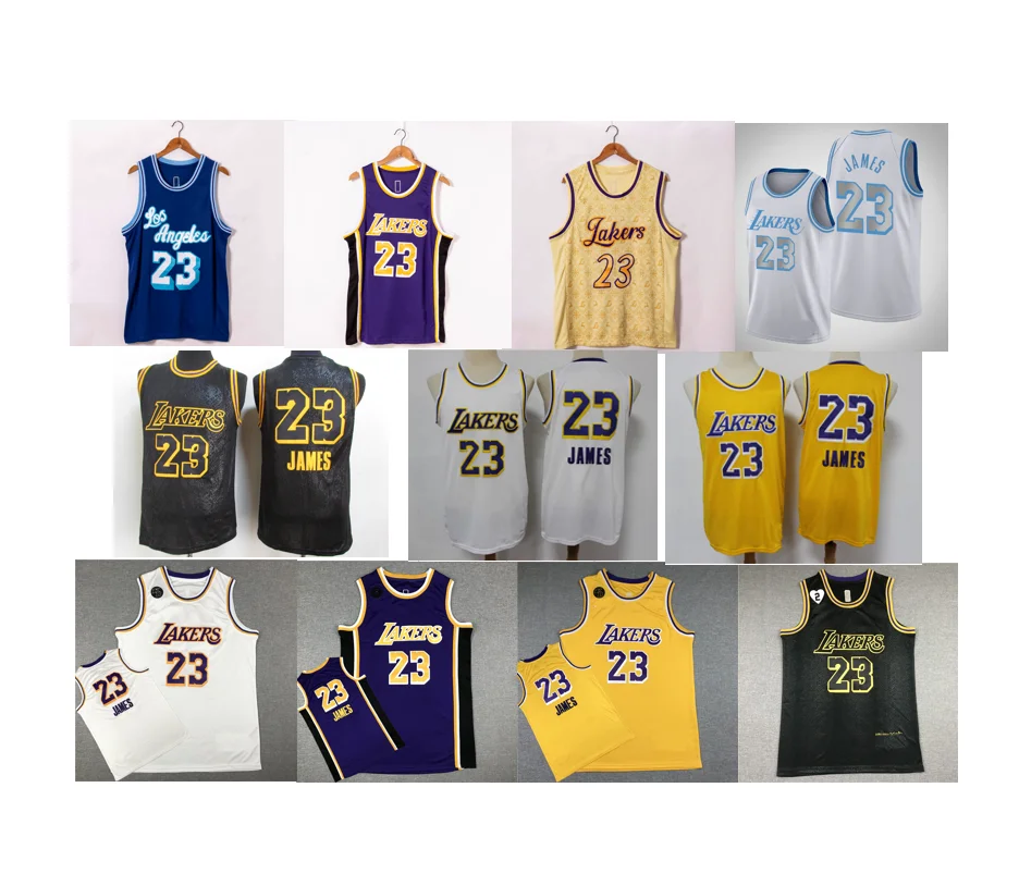 
New high quality lakers basketball jerseys for 2021 season, James 23 lakers jerseys 