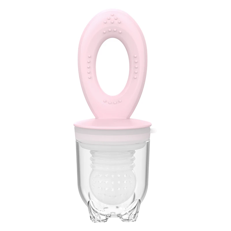 Silicone Fruit Baby Feeder Teether Nipple Fresh Fruit Food Pacifier with Nibble Features for Tooth Development