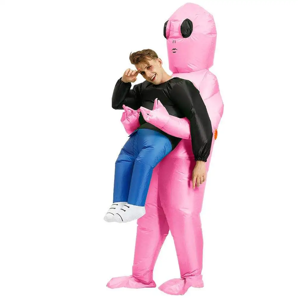 Baige Adult Kids Alien Inflatable Dinosaur Costume Boys Girl Party Costume Funny Suit Anime Fancy Dress Halloween Costume
