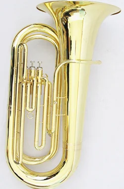 Tuba Instrument Brass Body B Flat Tuba Music for Beginners