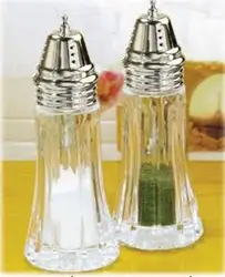 Crystal Clear Spice Shaker/ Salt and Pepper Shakers