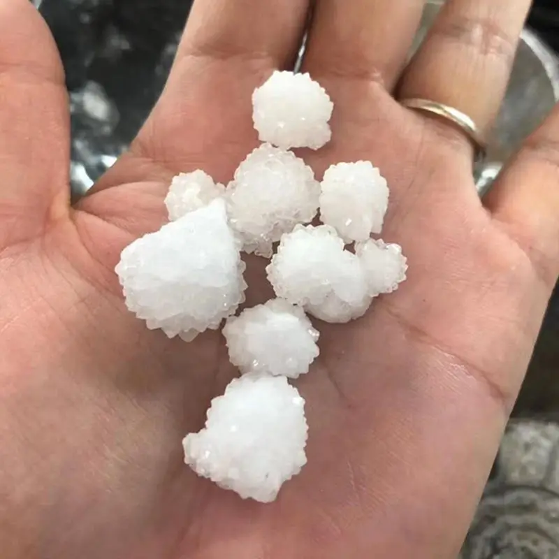 Hot sae small size Natural Agate Quartz Cluster Flower Clear White Quartz Grape Cluster Small Crystal Cluster