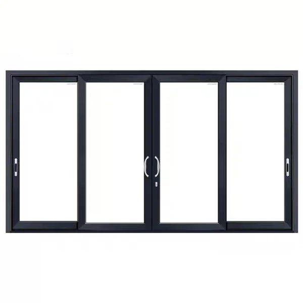 AS2047 Australia Customized Exterior Harricane Proof Heavy Duty Laminated Safety Glass Aluminium Sliding Patio Doors