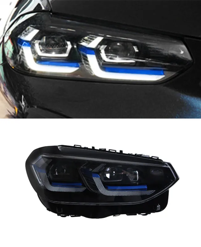 Car Styling Head Lamp for BMW X3 Headlight Assembly G08 2018-2021 LED Daytime Running Lights Turn Signal Laser Headlights