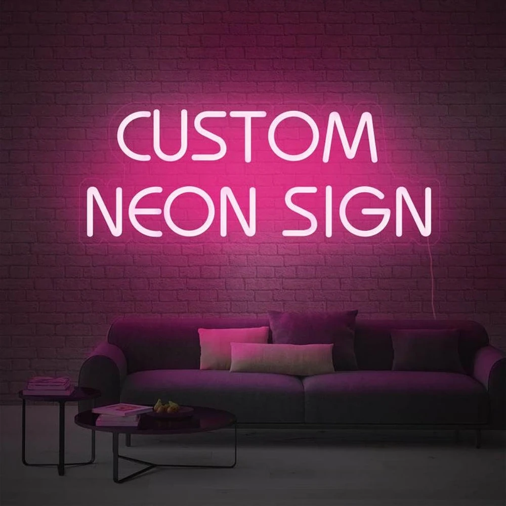 custom neon sign dropshipping logo shop acrylic heppy birtday3d led letter neon light sign