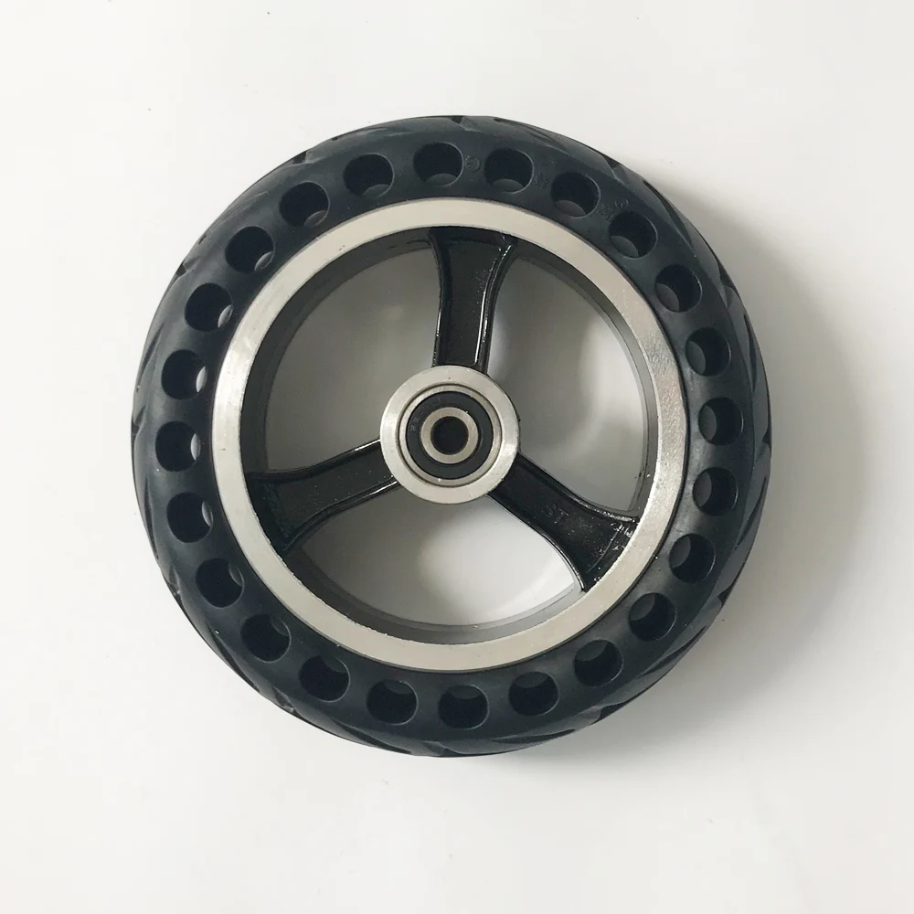 Scooter Tire 200x50 Solid Rubber Tire 8 inch Tyres Wheel Rim Electric Scooter Wheel Chair Parts