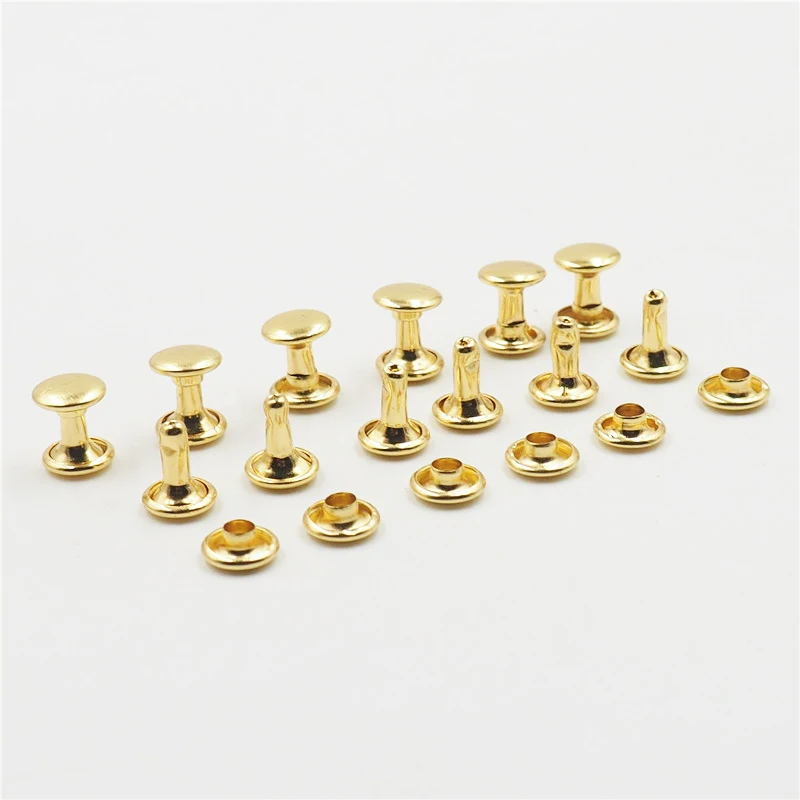 various sizes double caps head cap tube metal rivet