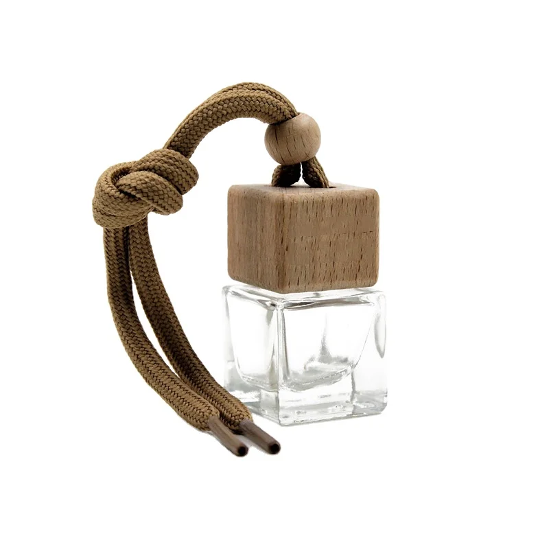 Wholesale frosted 5ml Car Perfume diffuser Car hanging glass Air Freshener Bottle manufacturer factory supplier