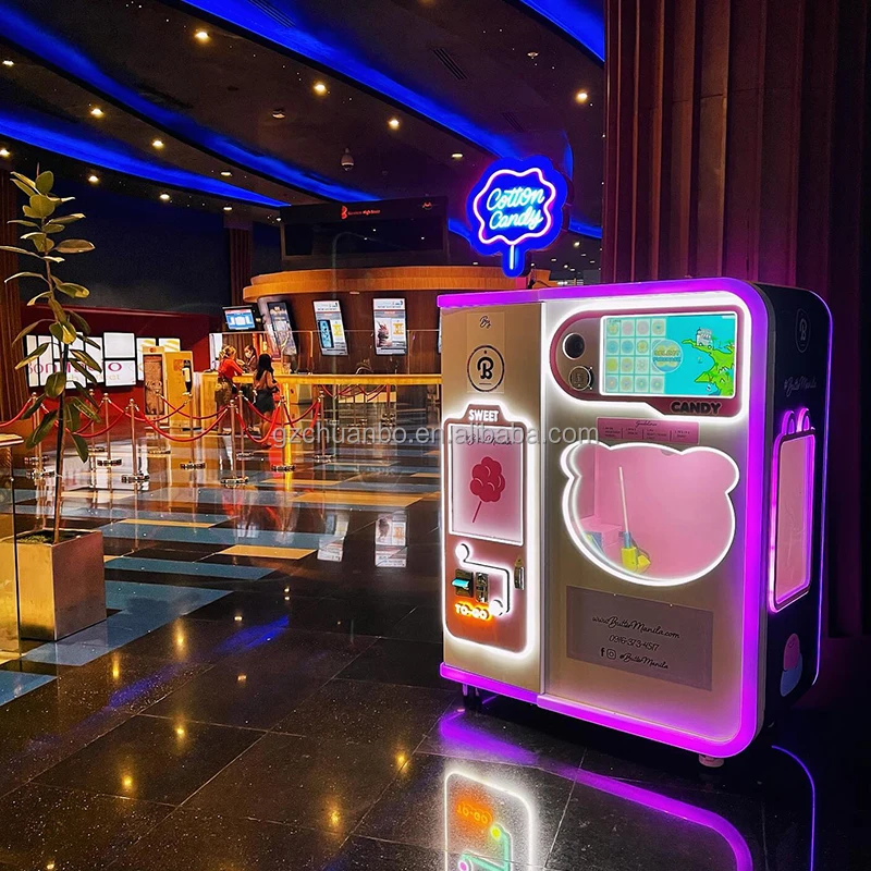 Self-service Intelligent Popcon Vending Snack Machine s Popcorn marshmallow Machine Machine