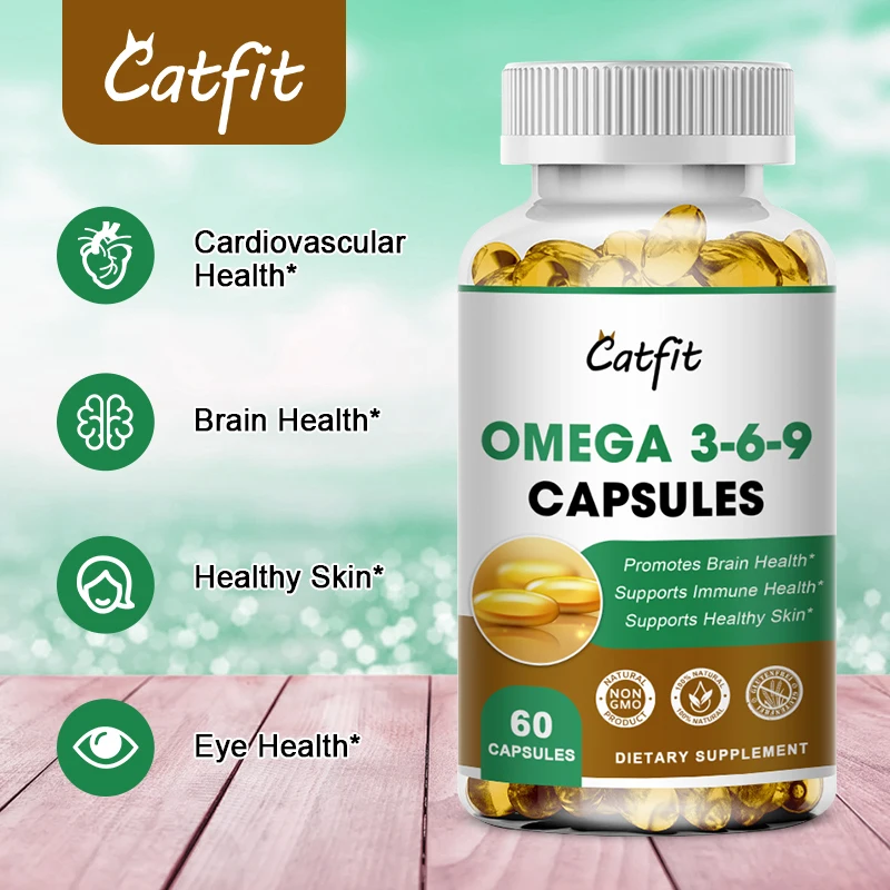 Factory Supply 30pcs OMEGA 3-6-9 Softgel Capsule