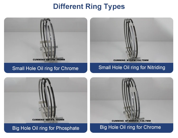 Engine Parts Piston Ring Set For Toyota 1KR Diesel Engine Ring Kit 13011-40052 Truck Replacements
