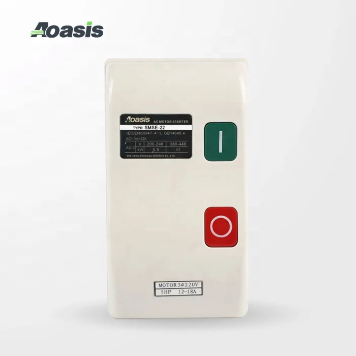 AOASIS SMSE-09 7A-10A 3 фазы 220v электрический контактор стартера мотора 2.2kW/3HP-регулируемым приводом 4 кВт/5.5HP