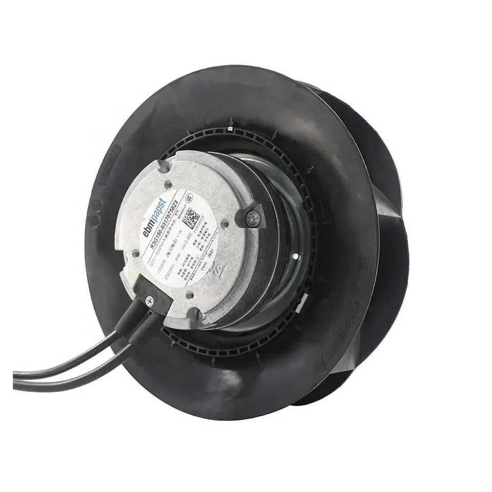 ebmpapst EC Plug Fan 133mm to 900mm Backward Metal Plastic Impeller 0-10V PWM Control Centrifugal Cooling Fan