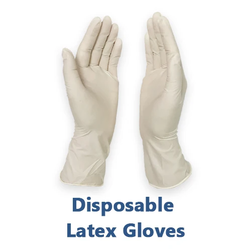 Natural White Medecal Latex Examination Glovees Factory Price Guantes Medicos de Examen de Latex Made from Malaysia Wholesale