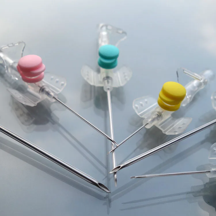 
disposable iv cannula / IV catheter and Drug feeding mouth 14G-26G for sale 