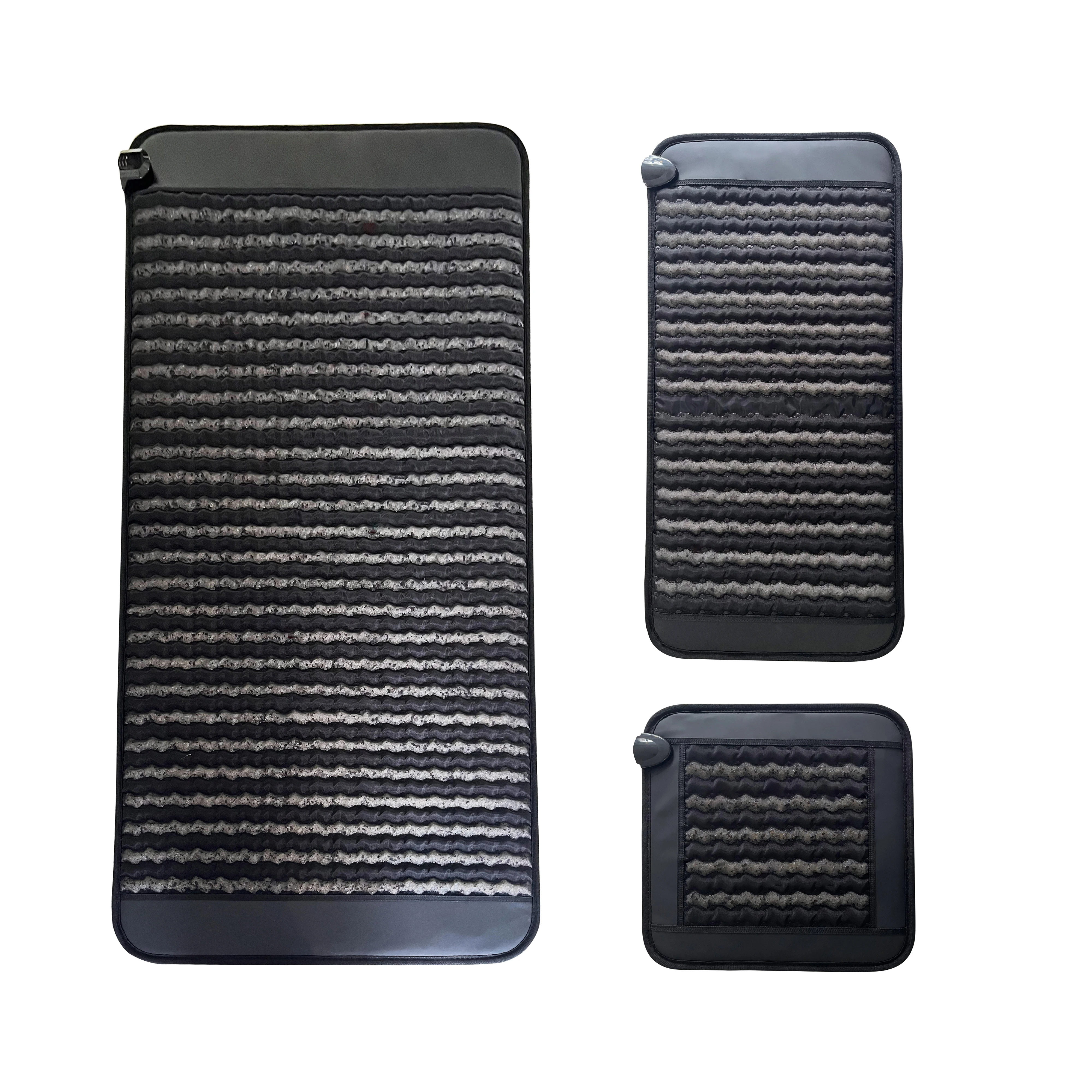 Far Infrared Pemf Magnet Therapy Photon Lights Sauna Mat Blanket with Crystals Agate Negative ion Balls
