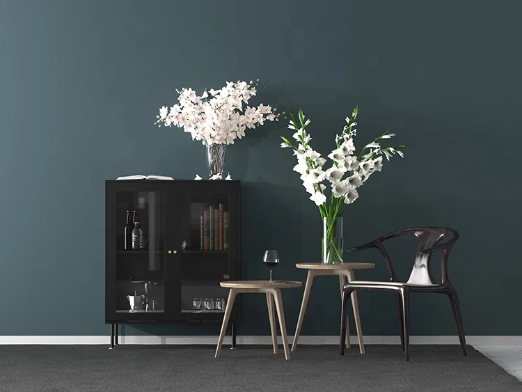 Kitchen Sideboard Modern Metal Black Wooden Living Room Office Book Storage Glass Cabinets