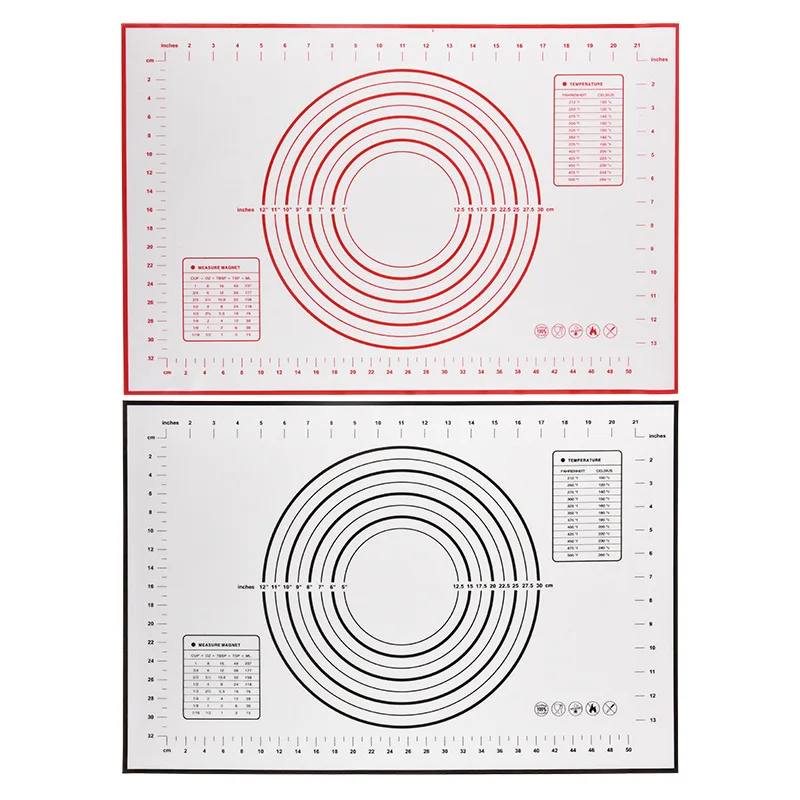 Silicone Kneading Pad Kitchen Baking Dough Pad Cutting Board High Quality Silicone Baking Mat Silicone Pastry Mat.