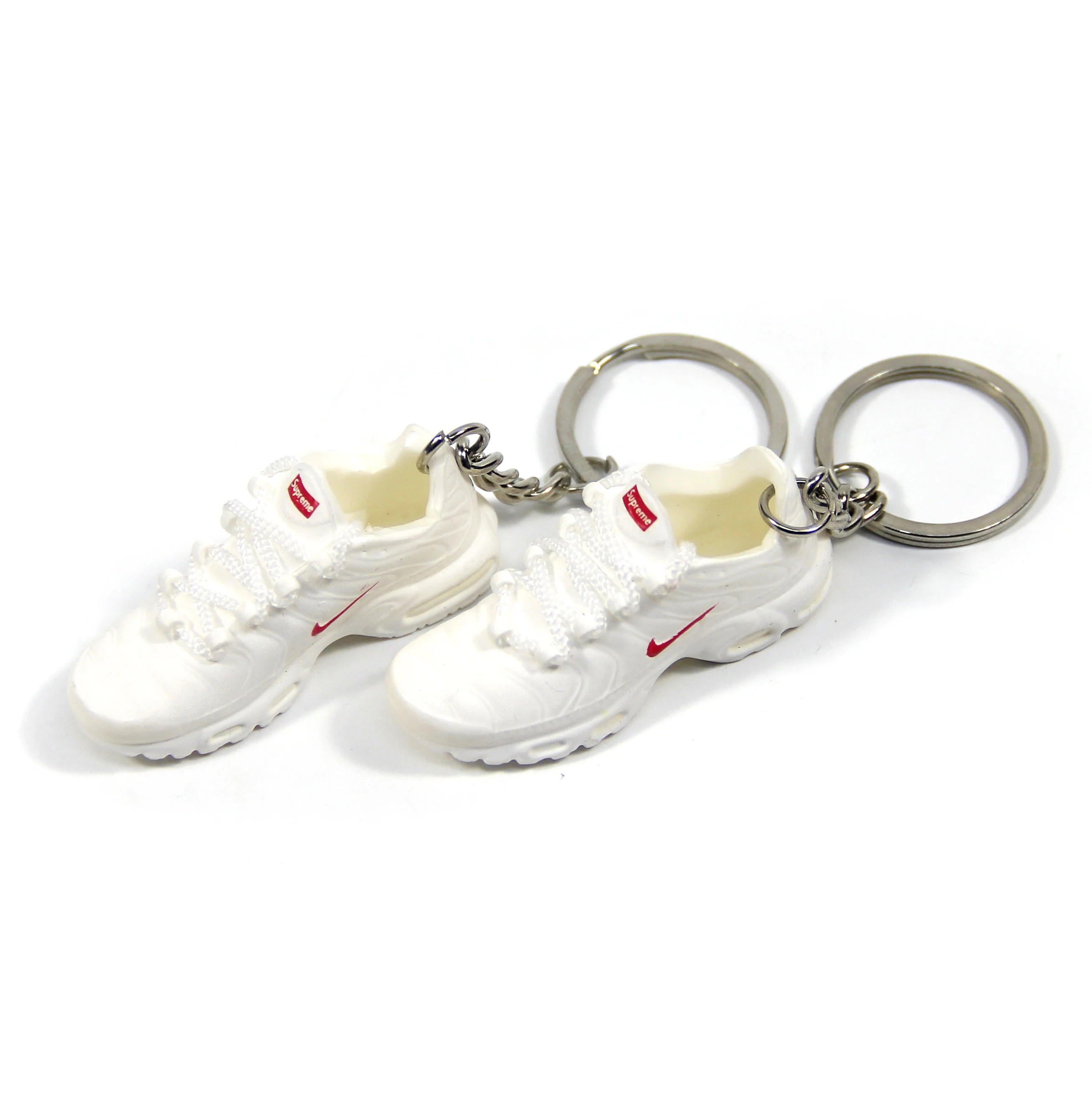 Custom durable basketball shoes pendant with box 3d mini pendant rubber black sneakers keychain 1piece