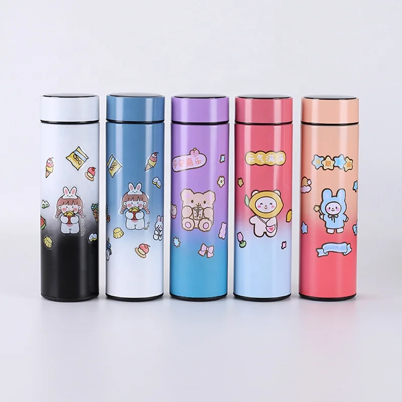 Custom water bottle termos digitales smart cup termo inteligente termos de agua gym vasos de acero inoxidable aqua flask