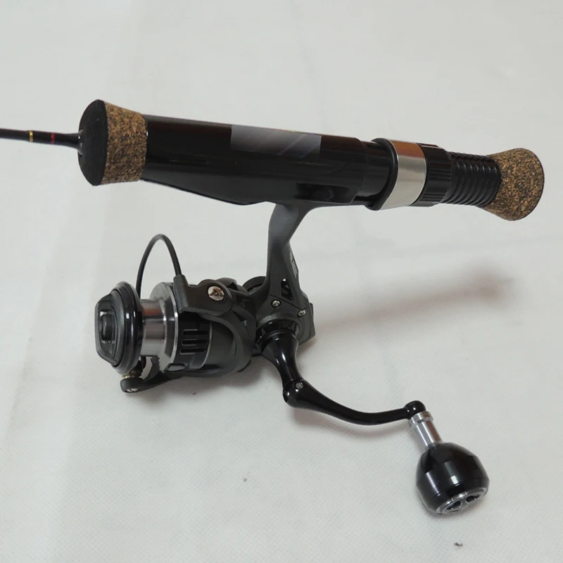 Double-winner Ice Fishing Reels Gear Ratio 5.2:1 4.5kgs Drag Power 3+1BB Metal CNC Rocker Arm for