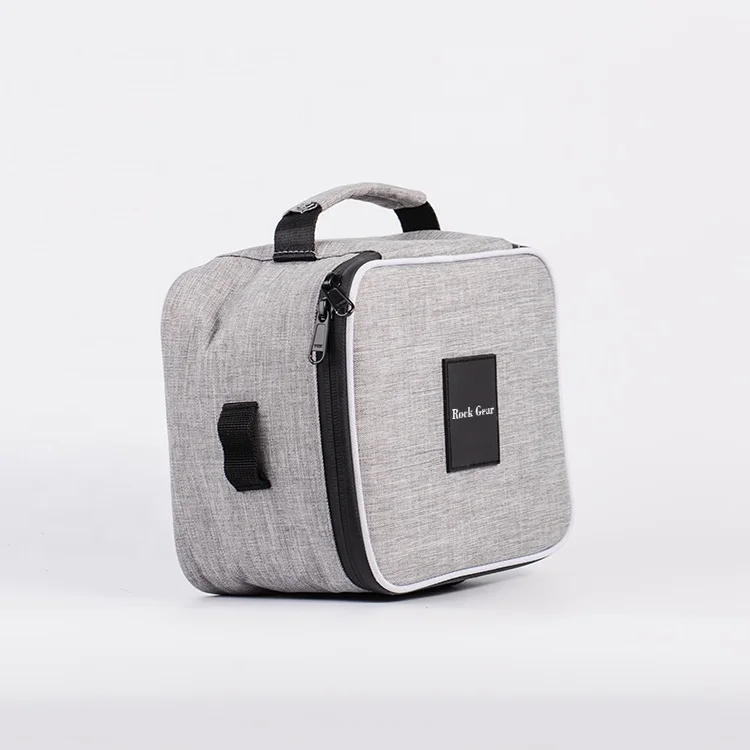 Custom locking Multiple independent spaces storage ziplock smell proof bag with cover