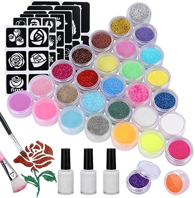 Chinese Supplier Waterproof Temporary Glitter Tattoo Non-toxic Glitter Tattoo Glue For Children