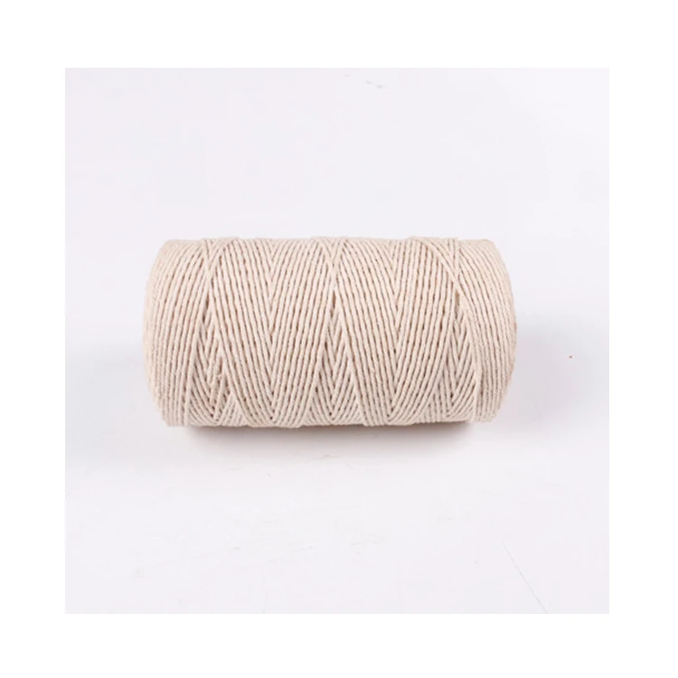 New High Security Natural 10mm Fiber Cotton Twisted Braided Rope