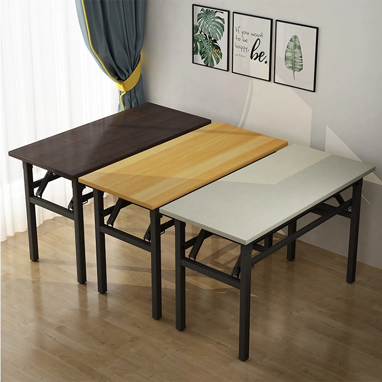 
Home Computer Desks Laptop Desk Foldable Wooden Study Folding Wooden Table 