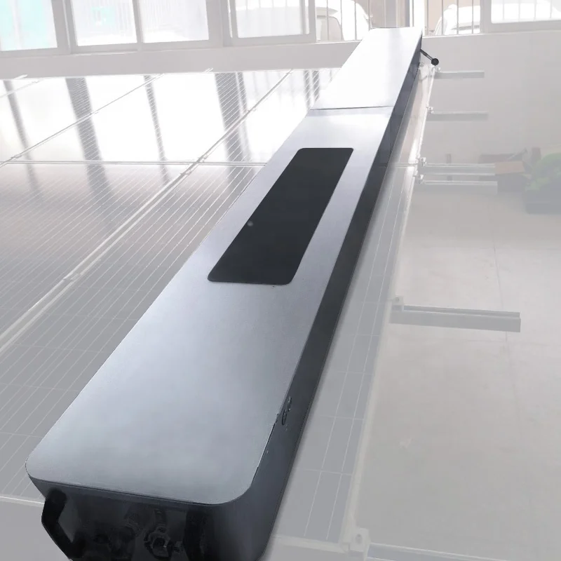 Solar photovoltaic panel cleaning robot automatic spray and brush photovoltaic panel cleaning