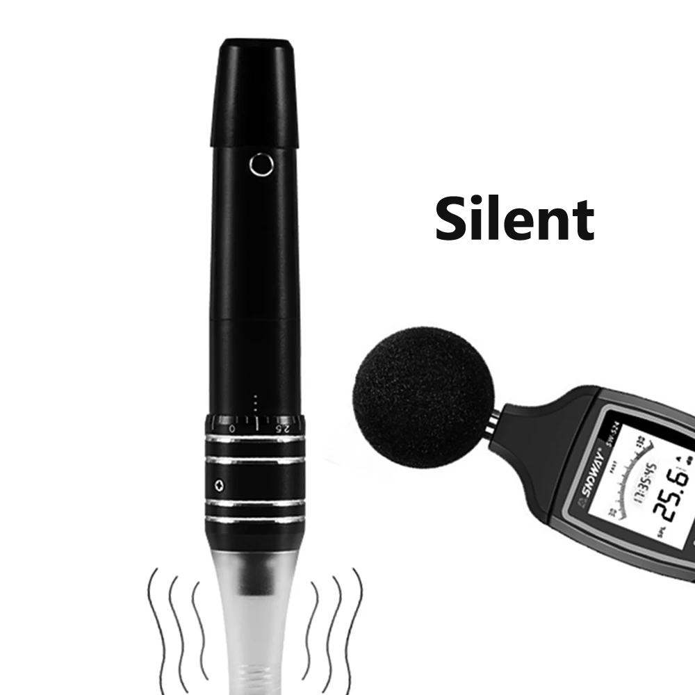 Permanent makeup machine for Eyebrow shading nano ombre powder shading microblading with 10pcs needles