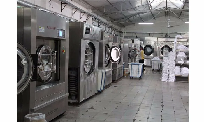 Commercial professional laundry equipment industrial laundry garment washing machines for sale price 20-100kg