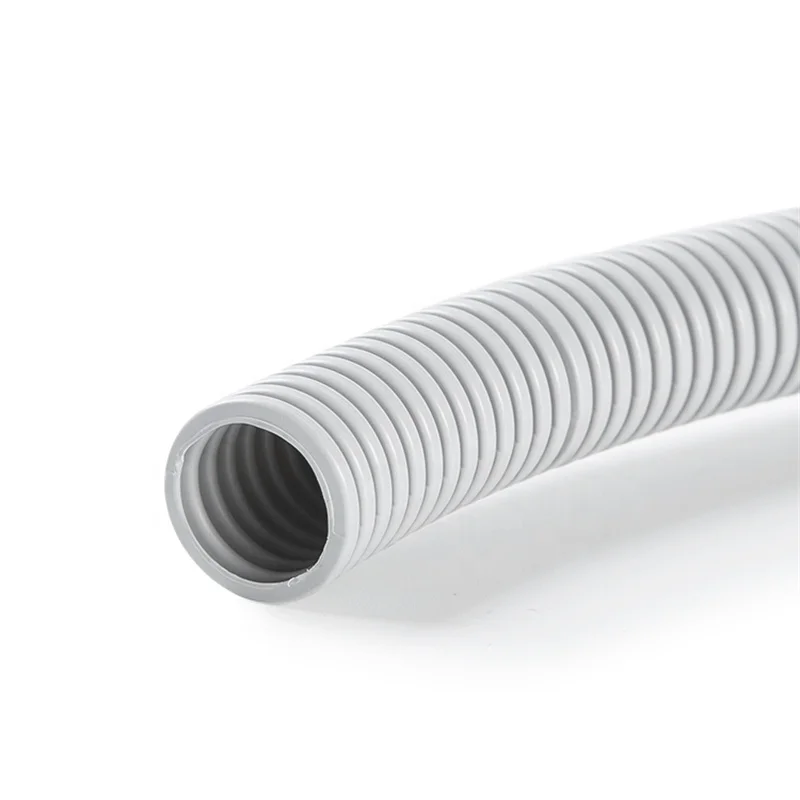 High Quality PVC Flexible conduit  Electrical Nonmetallic Corrugated Conduit Pipe Grey for American Standard