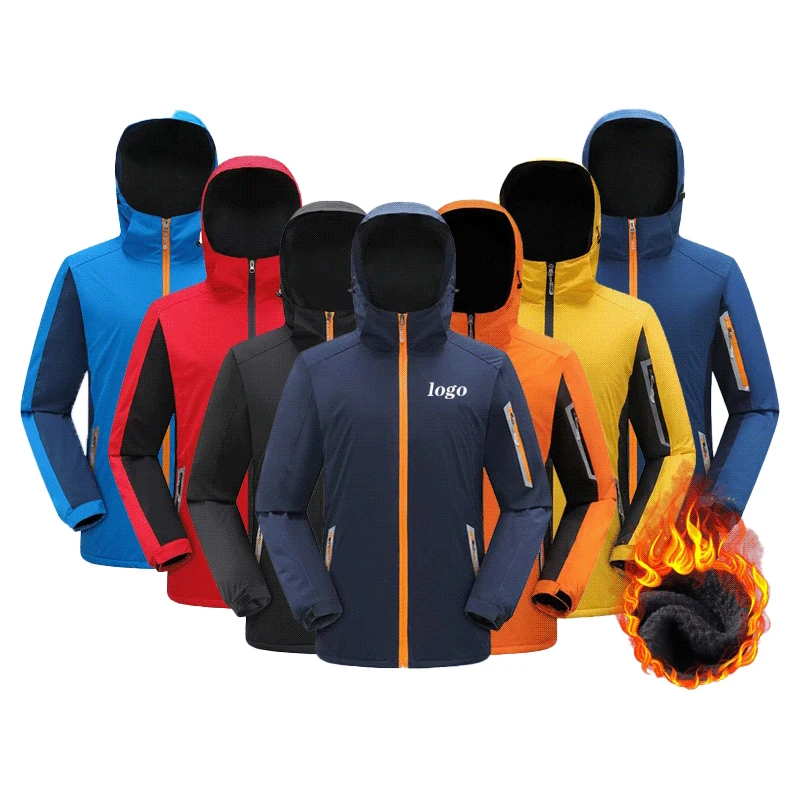 Quality Adjustable Storm Hood Wading Jacket  windbreaker jacket unisex Waterproof Fleece