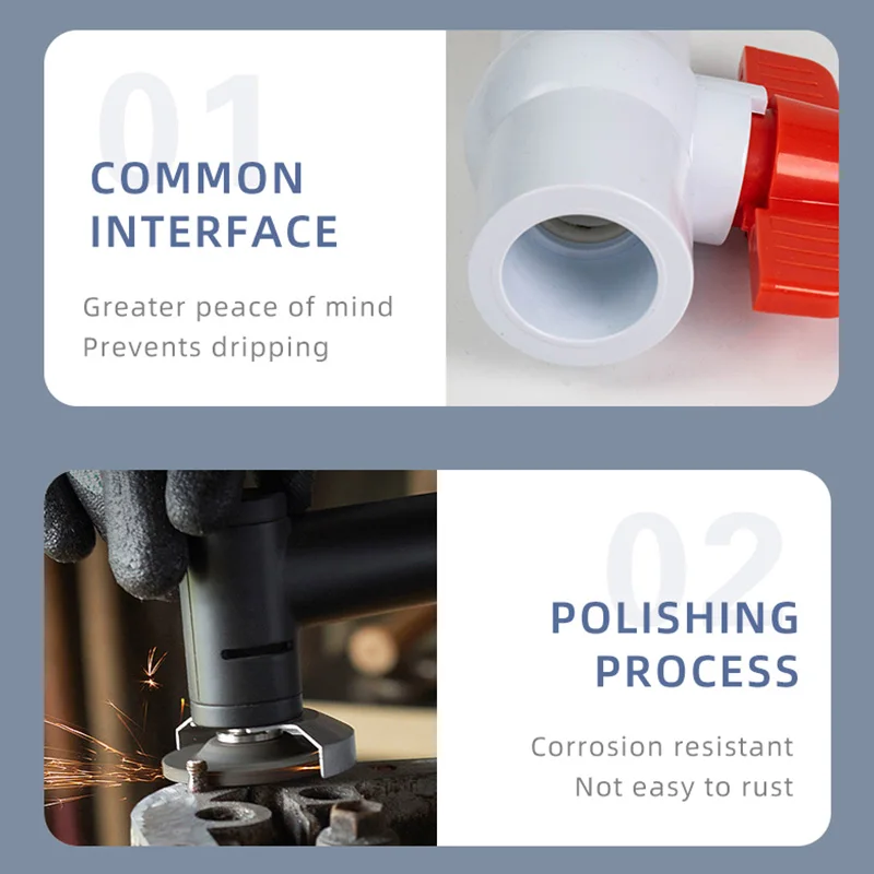 Proway Best Quality Plastic Simple Ball Valve Pvc Manual Plastic General Ball Valves