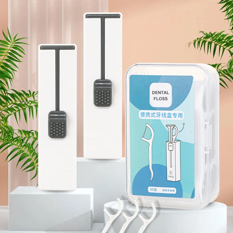 Многоразовый контейнер для хранения зубной нити портативный автоматический диспенсер