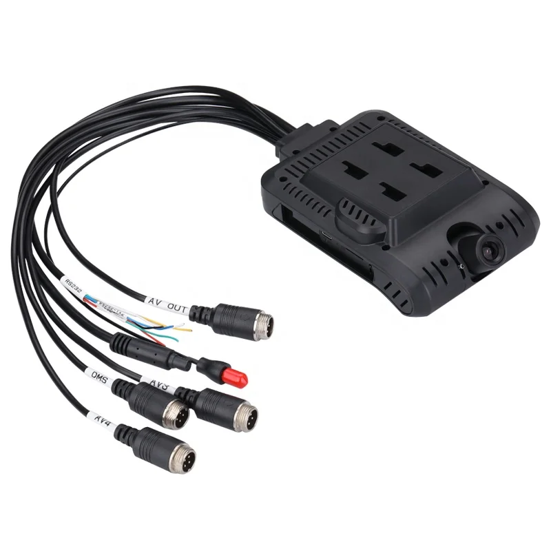 Firecore HX-816 anti fatigue camera car dvr system driver safety 4G 1080P 4 way commercial vehicle fleet dashcam