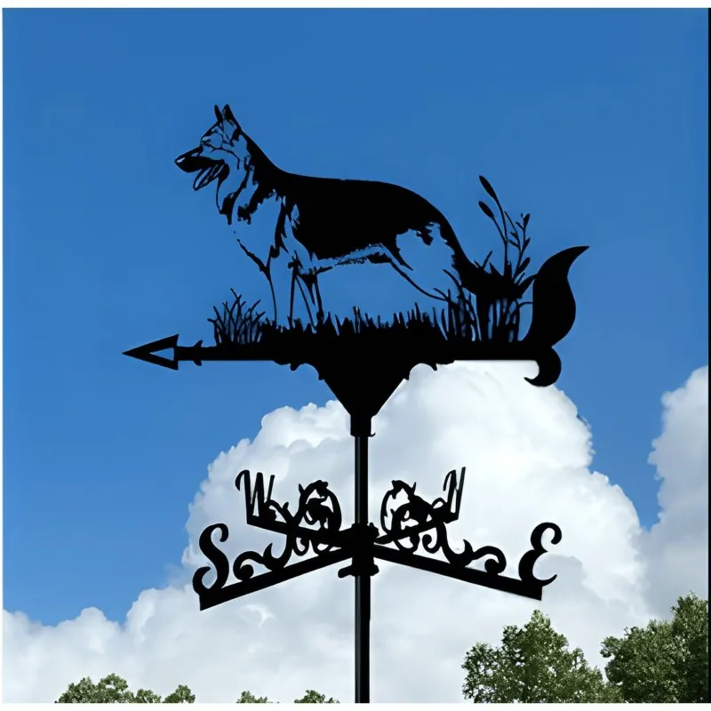 Elegant Metal Weathervane for Garden Roofs Ornaments to Enhance Outdoor Aesthetics