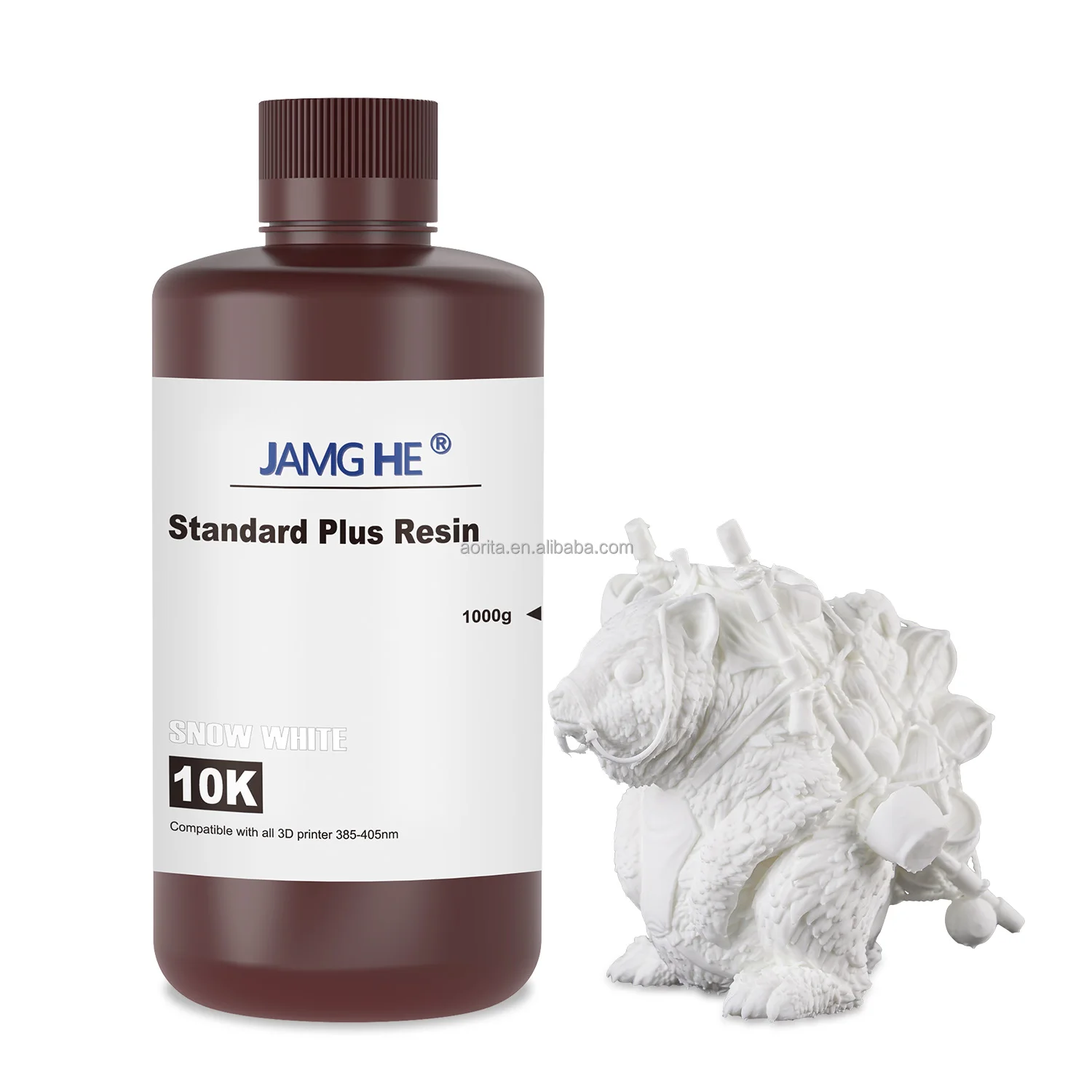 3D Printer Resin 405nm Fast UV-Curing Resin Photopolymer Resin for High Precision Rapid LCD 3D Printing
