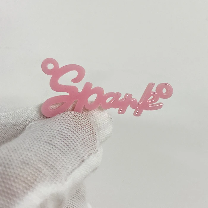 Custom Decorative Cabinet Laser Cut Exquisite Acrylic Pendant Necklace Perspex Name Pendants For Boutique