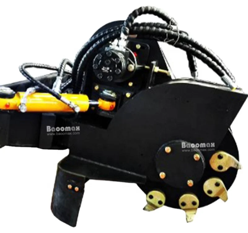 China Factory direct sale 23HP Baoomax  mini skidsteer skid steer stump grinder