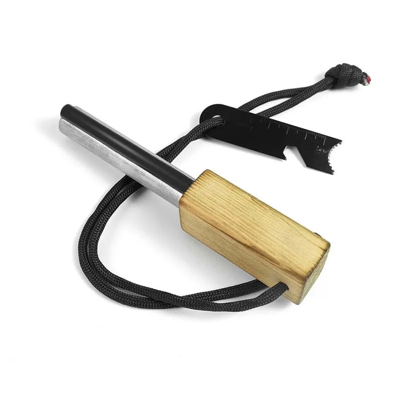 Camping equipment ferrocerium ferro rods flint survival striker magnesium firestarter friction tool