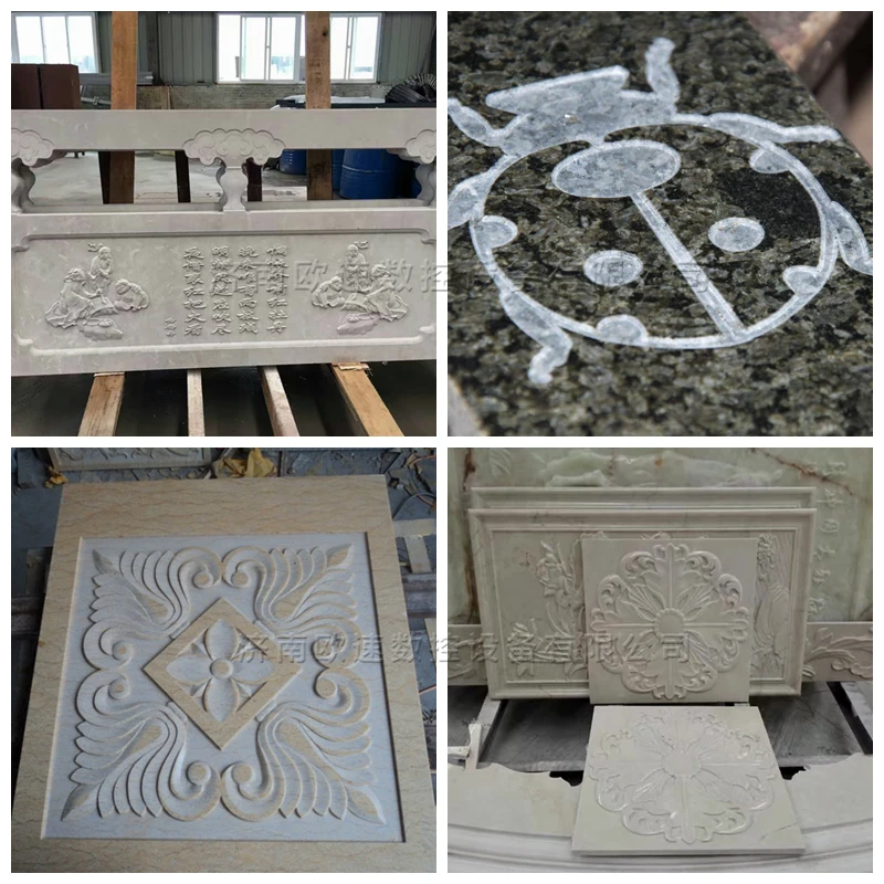 Water Cooling Spindle Marble Working cnc router