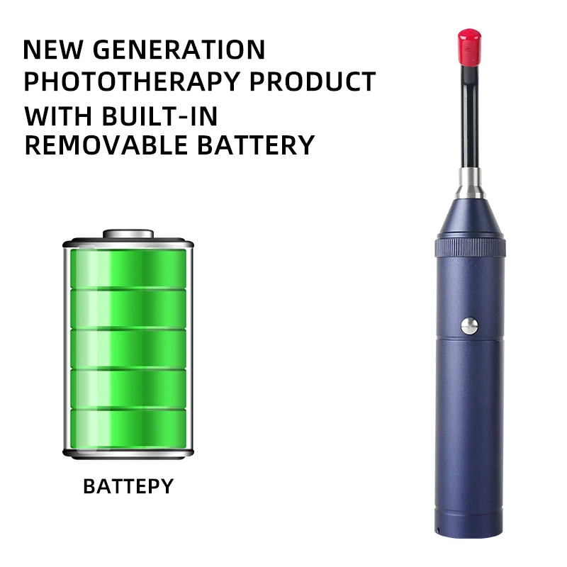 Shenzhen Rechargeable 5 wavelengths Handheld flashlight LED phototherapy machine Target pain relief Red Light Therapy torch