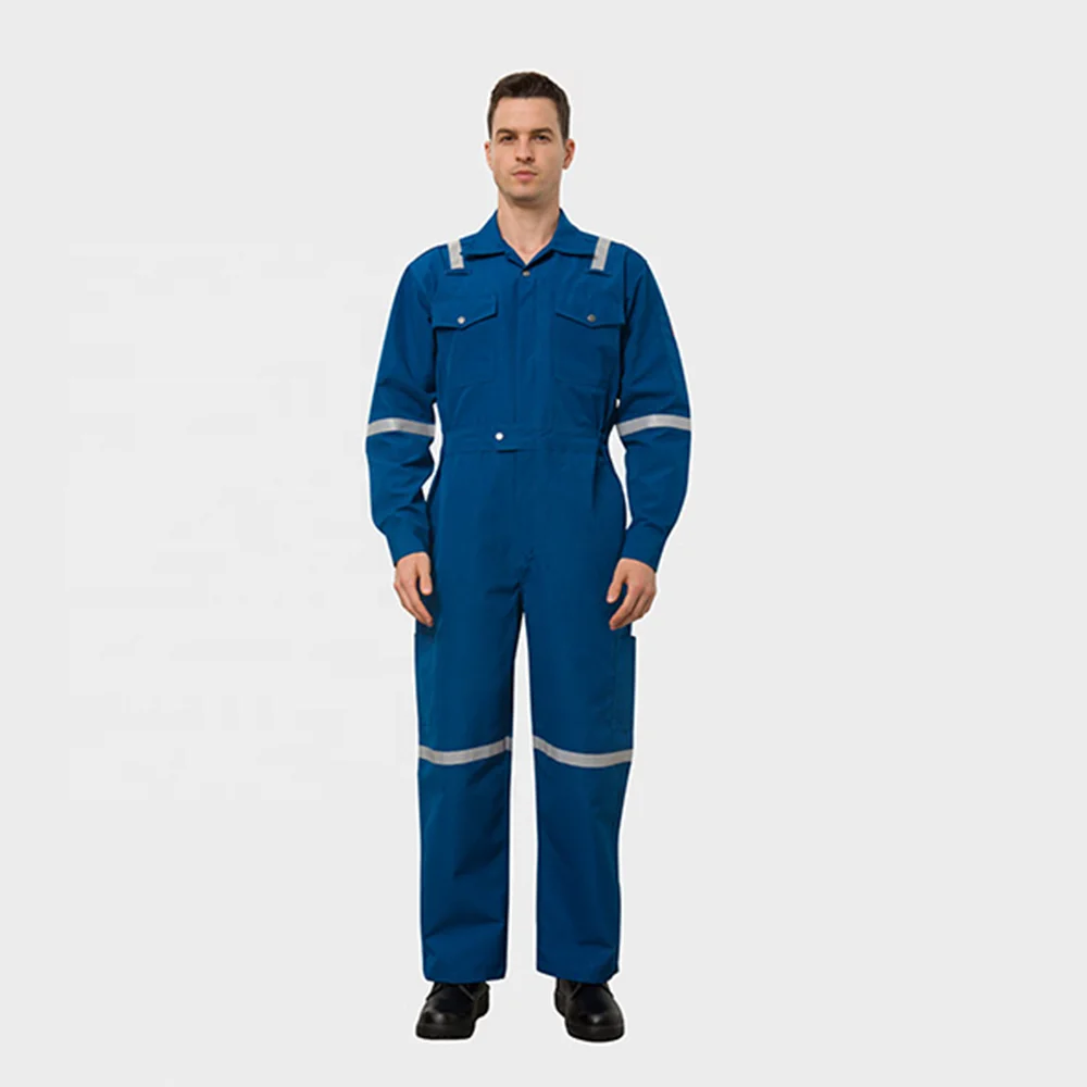 High Grade Custom Flame Fire Retardant Anti-static Tactical Reflective Safety Clothing Coverall For Fireman