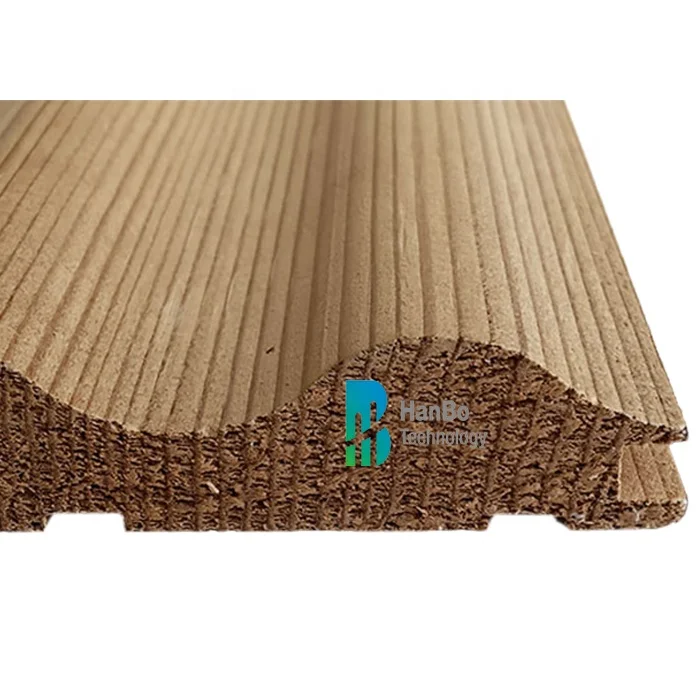 HANBO внутренний фон стены декоративные сосновые древесины волны 3D стеновые панели