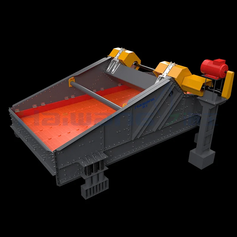 Haiwang scalping screen linear vibrating screen vibratory screener sifter machine machine sand screening plant