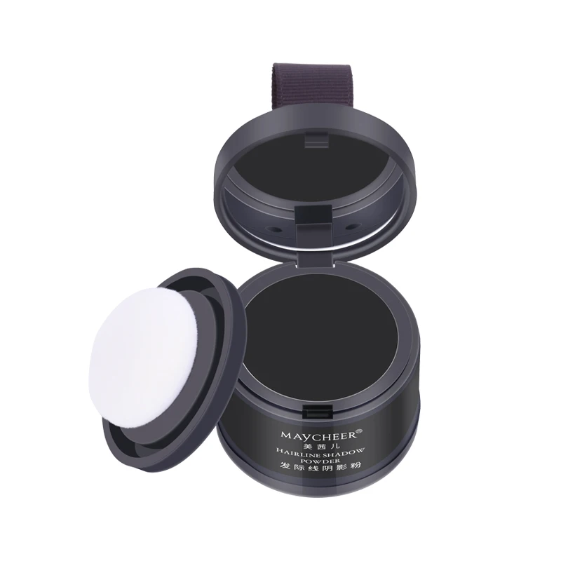 Maychher  Factory Price 4g Natural Organic Anti Hair Lose Concealer Hairline Powder With Puff