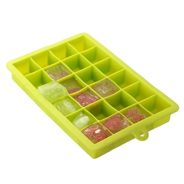BPA Бесплатно Пищевой подносы кубика льда с крышками для фруктового льда со съемной крышкой лотки для льда для виски для хранения