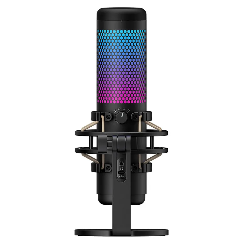 HyperX QuadCast S  RGB USB Condenser Microphone for PC PS4, PS5 and Mac
